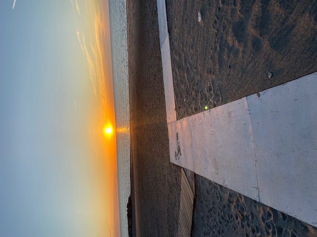 Tramonto sul mare di Cleto, Calabria