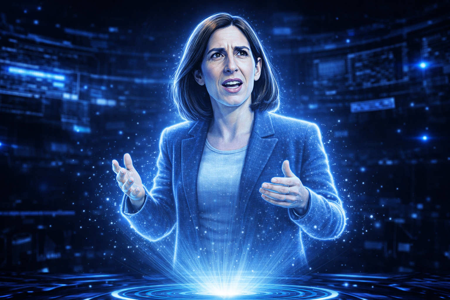 Il Leader-Ologramma e la Politica dello Spot