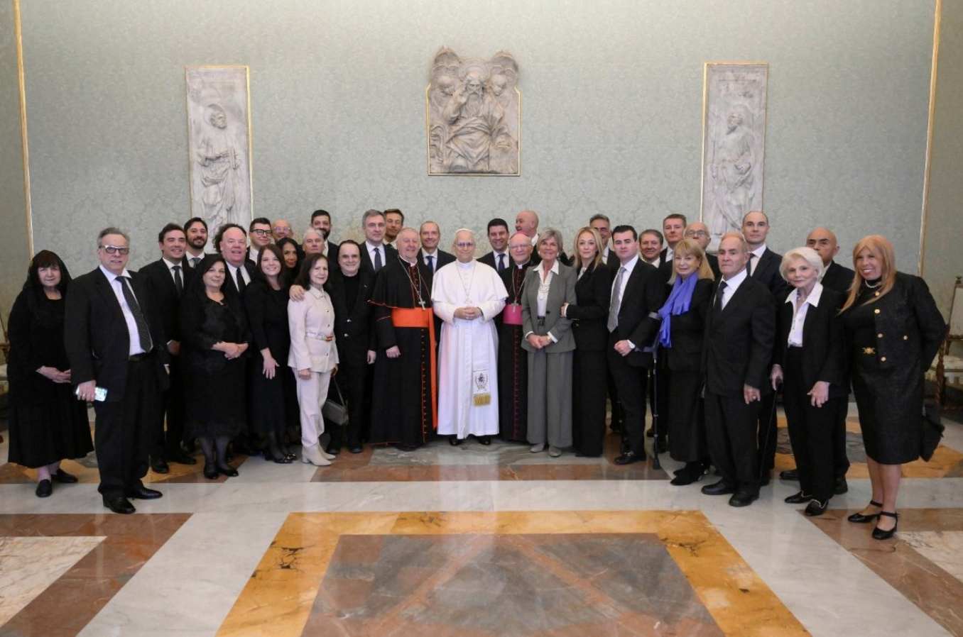Papa Leone XIV con la Fondazione Ausilia