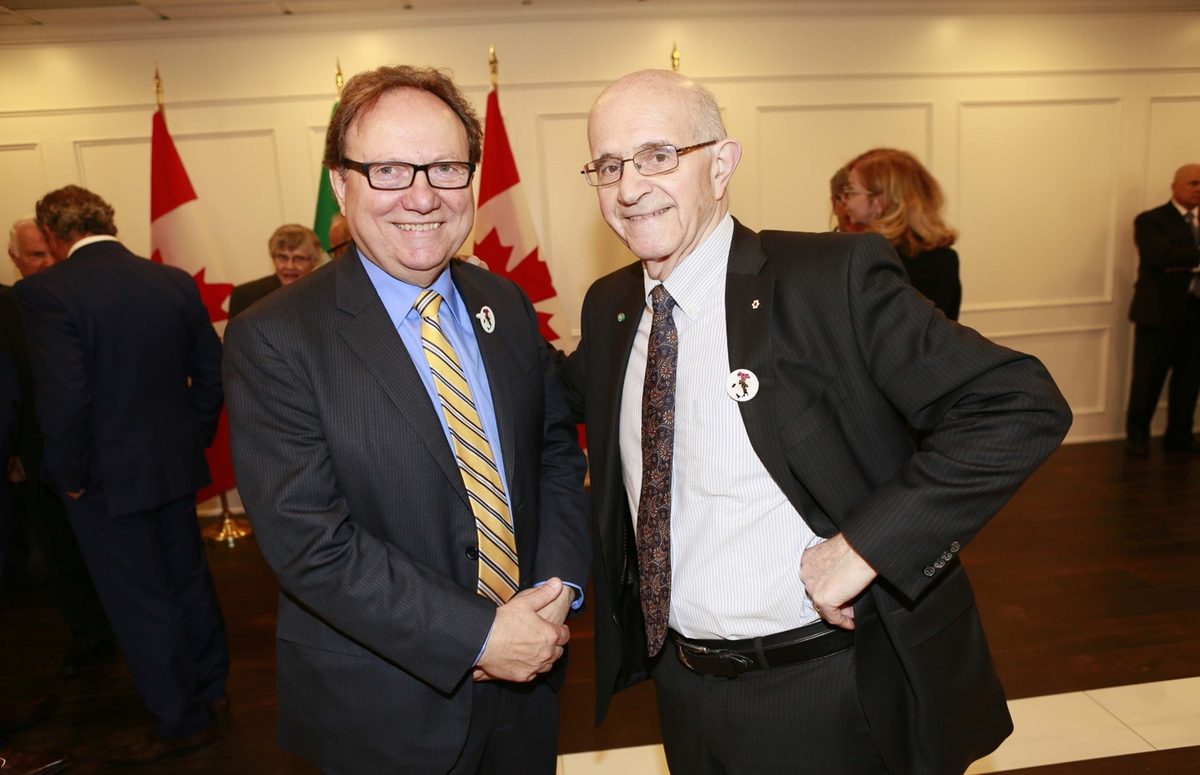 Frank Iacobucci con Fausto Gaudio, Presidente e CEO di IC Savings