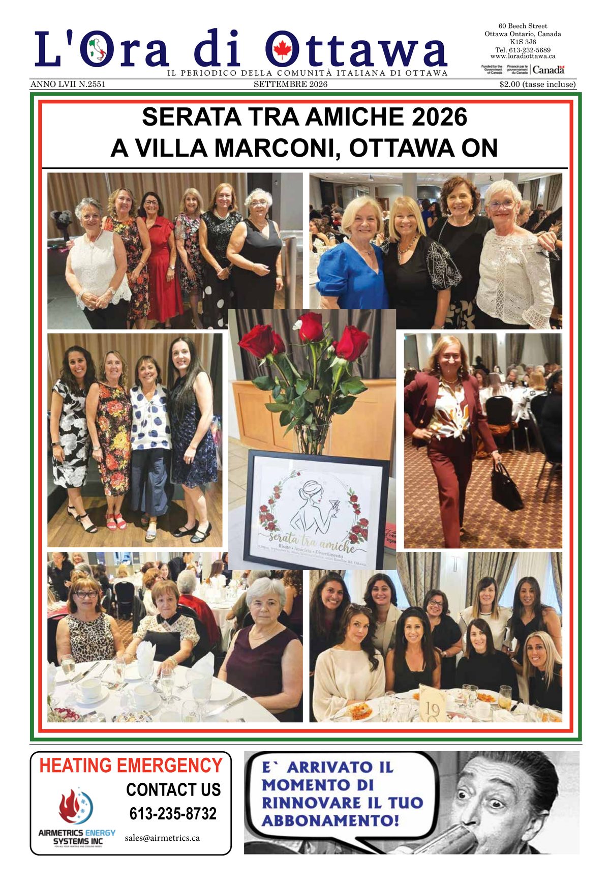 L'Ora di Ottawa — Ultimo Numero